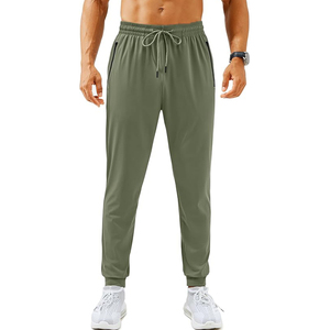 High Street <b>Men</b> Autumn Elastic Waistband Casual Outdoor Reflective Stripes Side Pocket Jogging Exercise Pants Casual Fit Spring - Product Image 1