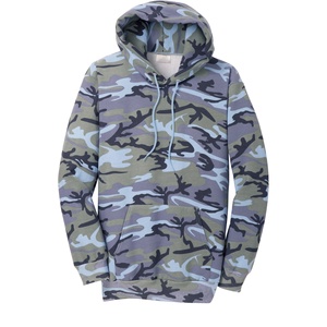 Sudadera con Capucha Unisex Personalizada de Forro Polar de 380g, Cortavientos de Invierno, con Aplique de Logotipo Frontal, Bordado con Pedrería, Sudadera con Capucha de Camuflaje - Product Image 4