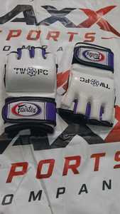 Guantes de MMA Unisex Fairtex Hechos a Medida, Cuero PU de Alta Calidad, Antideslizantes, Ligeros, Transpirables, con Impresión Serigráfica y Cierre de Gancho y Bucle - Product Image 3