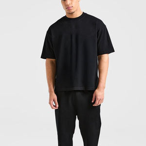 2026 Wholesale Summer Heavyweight Short Sleeve Streetwear <b>Tshirt</b> Custom Logo High Quality Oversized Fashion T Shirts for Men - Product Image 6