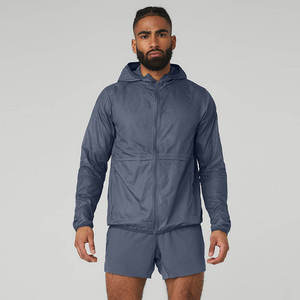 Activewear Windbreaker Short Set Two Piece Matching Tracksuit Lightweight Outerwear <b>Jacket</b> and High Waisted Shorts - Product Image 1