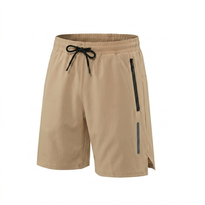 Pantalones Cortos Cargo para Hombre Más Vendidos de Alta Calidad con Bolsillos Delanteros, de Lona Transpirable, de Cintura Media y Cierre con Cordón, con Detección de Agujas - Product Image 5