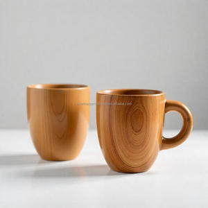 Handmade Stylish <b>Wooden</b> Ceramic Cup Durable and Eco-Safe Drinkware <b>for</b> <b>Tea</b> Coffee and Gifting - Product Image 5