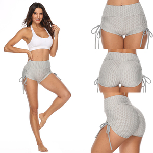 Short Deportivo Premium para Mujer con Textura de Panal de Abeja en Nailon/Poliéster y Spandex, Ideal para Sentadillas - Product Image 4