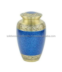 Urnas decorativas de latón para adultos, urnas hechas a mano para urnas funerarias masculinas y femeninas, urnas funerarias de alta calidad - Product Image 1