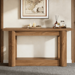 Consolle Lunga in Legno Massello Contemporanea per Casa, Appartamento e Hotel - Product Image 1