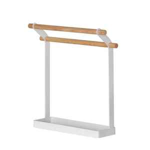 Deco Style Modern Classic <b>Black</b> Waterproof <b>Paper</b> Towel Stand Tabletop Metal <b>Tissue</b> Holder Weighted Base Bath Organizer Mount - Product Image 2