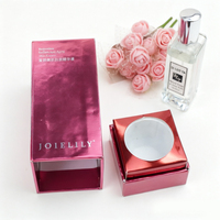 Boîte personnalisée avec couvercle et base, avec plateau intérieur, pour l'emballage de parfums et d'huiles essentielles