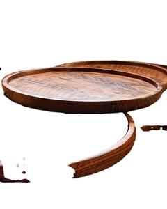 ELEVATE plato de ensalada de madera bandeja para servir caja de pino Tema de amor barco ovalado dulces galletas comida fruta decoración del hogar regalo - Product Image 6