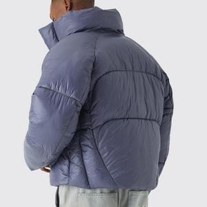 Wholesale New Custom Logo Quilted Puffer Men's <b>Jackets</b> Stand Up Hooded Collar Puffer <b>Jacket</b> <b>Winter</b> Outdoor Puffer <b>Jacket</b> - Product Image 2