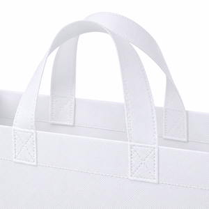 Sac fourre-tout personnalisable en non-tissé, grande capacité, avec poignées en corde et fermeture auto-agrippante, idéal pour les courses, les fêtes, la gym, le vin et les activités de plein air – Vente en gros - Product Image 3