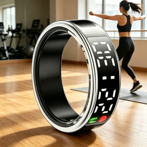 Religious Smart Ring IP68 Sleep Fitness Tracker Remote <b>Camera</b> Blood Pressure Health Monitor Steel 3-5 Days Battery - Product Image 5