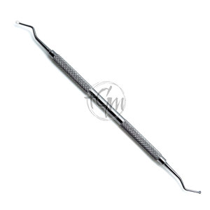 Excavador dental de acero inoxidable, instrumento dental para eliminación de caries, punta de cuchara de doble extremo, mango ergonómico, autoclavable - Product Image 2