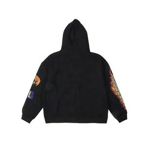 เสื้อฮู้ดแบบตัดได้สำหรับผู้ชายเสื้อผ้าฤดูหนาวโอเวอร์ไซส์ผ้ามีฮู้ดผ้าเกล็ดปลาเทอร์รี่ - Product Image 2