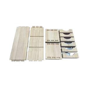 Handcrafted Solid Pine Wine <b>Rack</b> - Three-layer Natural Wood Wine Bottle Organizer - Product Image 3