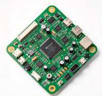 Carte de circuit imprimé multicouche (PCBA) haute fiabilité pour instrument de mesure, conforme RoHS, à impédance contrôlée