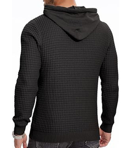 Custom Heavyweight 500GSM Cotton Knitted Men's Winter <b>Waterproof</b> Eco-Friendly Vintage Acid Wash Pullover Streetwear Hoodie - Product Image 3