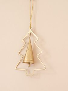 Festive <b>Metal</b> Christmas Hanging Ornament Decorative Tree Pendant With Elegant Iron Craft For Holiday Celebrations - Product Image 6