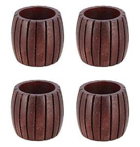 Anillo para Servilletas de Madera de Diseño Indio, Personalizable, Económico, Rústico, de Alta Calidad, el Más Vendido en India, Diseño Moderno - Product Image 5