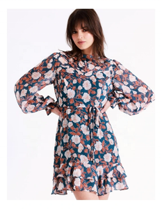 Vestido de Verano 2026 para Mujer, Talla Grande, Casual, Ecológico, Transpirable, con Mangas Abullonadas y Corte en A, Largo a Media Pantorrilla - Product Image 4