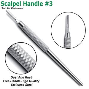 Manche de scalpel angulaire – Manche de couteau chirurgical en acier inoxydable de qualité médicale, réutilisable et de haute précision - Product Image 4