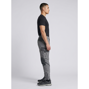 Men's Techwear Cargo Pants OEM Private Label Slim Tapered Streetwear with Customized Logo Nylon Cotton Ripstop Wrinkled Technics - Product Image 3