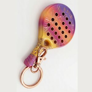 Nuevo Llavero de Goma Resistente con Forma de Raqueta de Pádel, Servicio OEM, Tamaño Personalizado y Logotipo Personalizado - Artículos Deportivos con Relieve 3D - Product Image 6