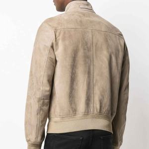 Veste en cuir pour homme de haute qualité, coupe ajustée, imperméable, écologique, avec des caractéristiques coupe-vent, prête pour l'hiver - Product Image 4