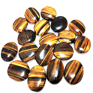 Vente en gros de pierres de palmier en œil de tigre, cristal naturel artisanal, roches Reiki, minéraux, gemmes de fée pour pierres précieuses Feng Shui - Product Image 1