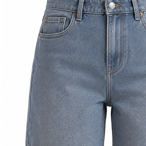Shorts en jean classiques pour hommes, longueur genou, décontractés, en coton, avec ourlet retroussé, mode streetwear d'été pour hommes à prix abordable - Product Image 4
