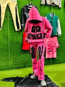 ชุดกีฬาฤดูหนาวสำหรับผู้ชาย ดีไซน์สวยงาม สวมใส่สบาย ผลิตจากผ้าฝ้ายเนื้อนุ่ม พิมพ์ลายปักลาย  ชุดถักนิตติ้ง สำหรับมืออาชีพ - Product Image 2