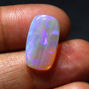 <b>7</b> Carat Natural Australian Opal Solid Coober Pedy Loose Gemstone Crystal Opal Blue <b>Fire</b> Handmade for Jewelry Making Stone - Product Image 5