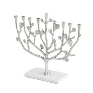 Ménorah de Luxe Faite à la Main en Aluminium, Meilleure Vente, Conçue pour l'Affichage des Fêtes Religieuses, Cadeau Élégant pour Collections et Décoration Intérieure - Product Image 1