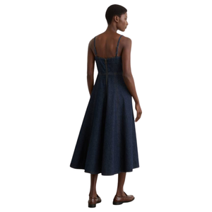 Robe en jean pour femmes, vêtements décontractés en coton, fabrication OEM ODM, vente en gros directe d'usine - Product Image 2