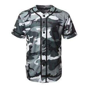 Camiseta de Béisbol Personalizada al por Mayor, Diseño con Botones, Número y Nombre Bordados, Uniforme Deportivo para Equipos Juveniles y Adultos - Product Image 5