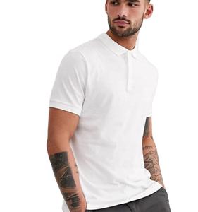 2025 Venta caliente de alta calidad OEM al por mayor Casual 100% algodón logotipo personalizado manga corta Camiseta polo en blanco - Product Image 1