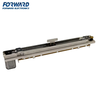 Fader de potenciómetro motorizado de película de carbono grande RFA0J de 100mm con caja de metal para mezcladores/control de audio-resistencias variables precisas