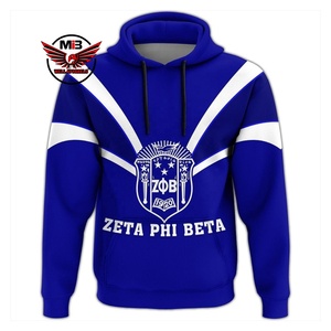 Sudadera con Capucha Tejida Personalizada 2023 para Mujeres de la Hermandad Zeta Phi Beta HBCU - Poliéster/Algodón Antiarrugas y Transpirable para Primavera - Product Image 3