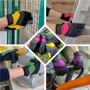 Guantes de Seguridad con Puño Largo, Resistentes a Cortes Mecánicos, Antivibración, Antideslizantes, Anticalor, Transpirables/Confortables - Product Image 6