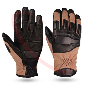 Guantes Tácticos de Medio Dedo, Guantes de Seguridad para Rapel, Guantes de Cuero para Entrenamiento Especial, Certificación EN420, Antideslizantes, Anti-Impactos - Product Image 4