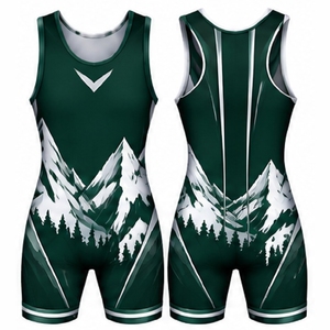 Stretch <b>Wrestling</b> <b>Singlets</b> for Men Youth Custom Sublimated Competition Team Athletic Sports Uniforms Wholesale - Product Image 1