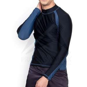 Professional Men Rash Guard UV Protection <b>Compression</b> Swim <b>Shirt</b> Quick Dry Surfing Beach Activewear - Product Image 4