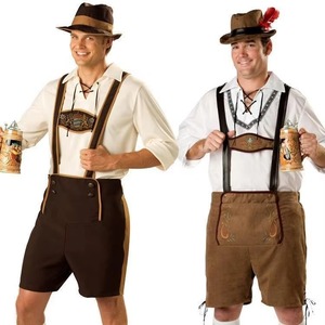 Pantalones Cortos Bávaros Alemanes para Hombre, Cintura Media, para Fiesta de Halloween y Disfraces de Festival de Cerveza - Product Image 1