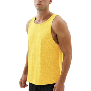 High Quality Breathable Knitted Cotton Tank Top for Men High Street Style V-neck 2026 New <b>Model</b> - Product Image 2