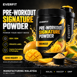 Proveedor de Proteína de Suero de Leche con Sabor a Vainilla de Marca Privada en Malasia, Fabricación OEM de Batidos WPC de Marca Personalizada, Crecimiento Muscular para Adultos, 20-29 g - Product Image 1
