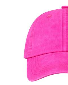 Gorra de Béisbol de Algodón Rosa Intenso, Lisa, Ajustable, Unisex, Deportiva, Informal, Transpirable, Cómoda, con Logotipo Personalizado, Gorras Premium - Product Image 4