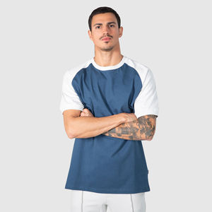 Camiseta Raglán Premium para Hombre, Bicolor, 100% Algodón, Gruesa, Cuello Reforzado, Sin Etiqueta, Personalizable con Logotipo, Estilo Casual Urbano, OEM - Product Image 4