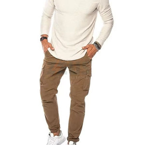 Pantalon cargo en toile léger pour homme BOOMLET CORPORATION - Couleurs personnalisées, séchage rapide, respirant et écologique, décontracté pour l'hiver - Product Image 3