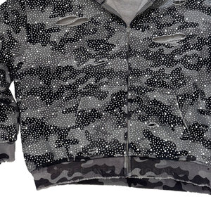 Sudadera con Capucha de Invierno para Mujer, Diseño Exclusivo, 100% Algodón, con Pedrería y Logotipo Frontal, Servicio OEM y Embalaje Personalizado - Product Image 6