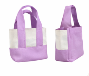 Sac fourre-tout personnalisé avec logo imprimé, sac d'épicerie réutilisable, sac en toile miniature pour tous les jours, sac de plage en toile de coton avec fermeture éclair - Product Image 5